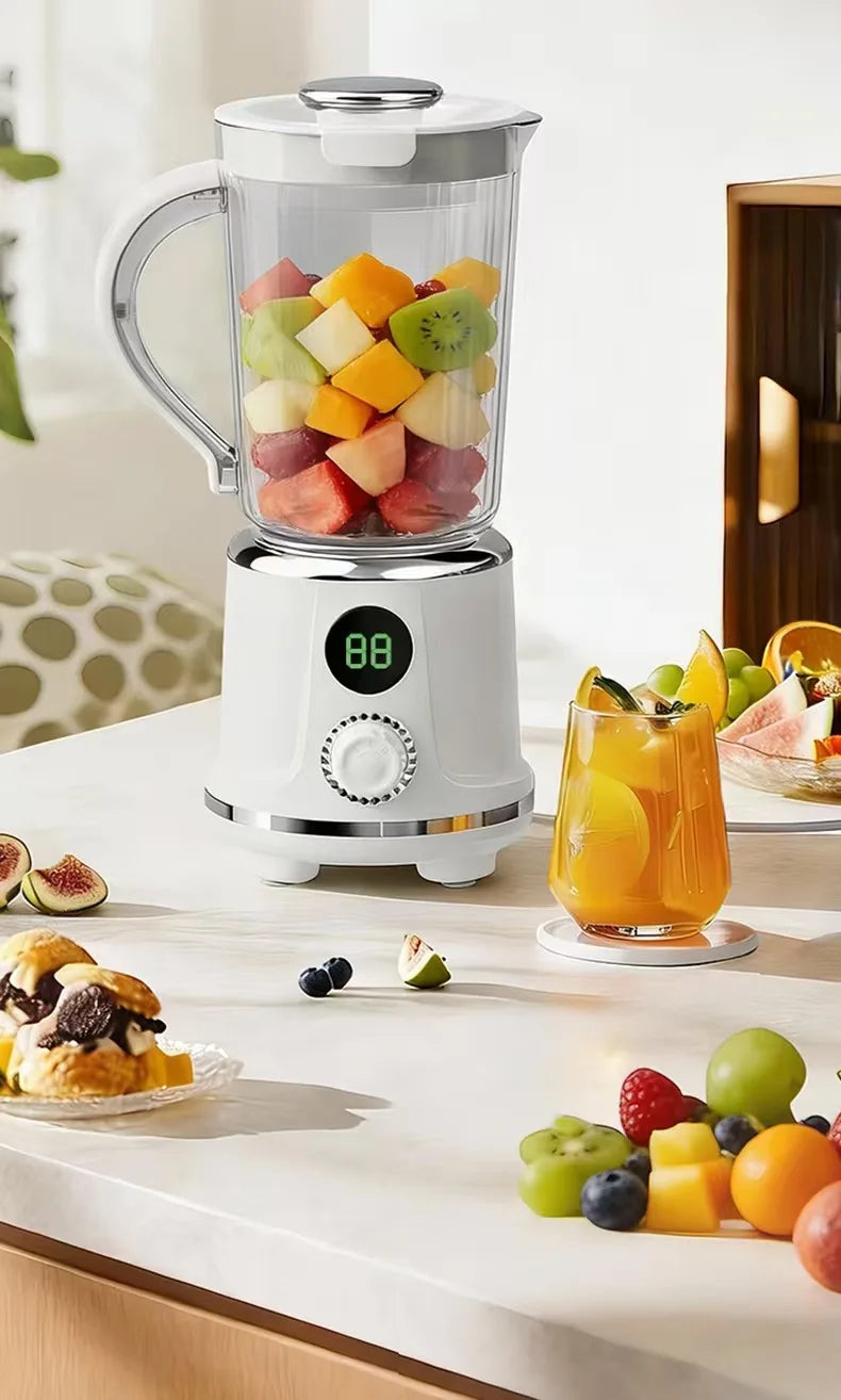 Licuadora Eléctrica Inalámbrica Portátil, 12 Cuchillas, 3000mAh, Exprimidor de Frutas, Uso Doméstico, Trituradora de Hielo, Mezcladora de Alimentos Auxiliar para Naranjas