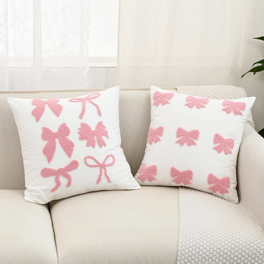 BUYNOW-fundas de cojín con Orejas de conejo, fundas de almohada de terciopelo holandés, decoración de felpa suave, fundas de almohada para sofá, decoración del hogar, 1 ud.