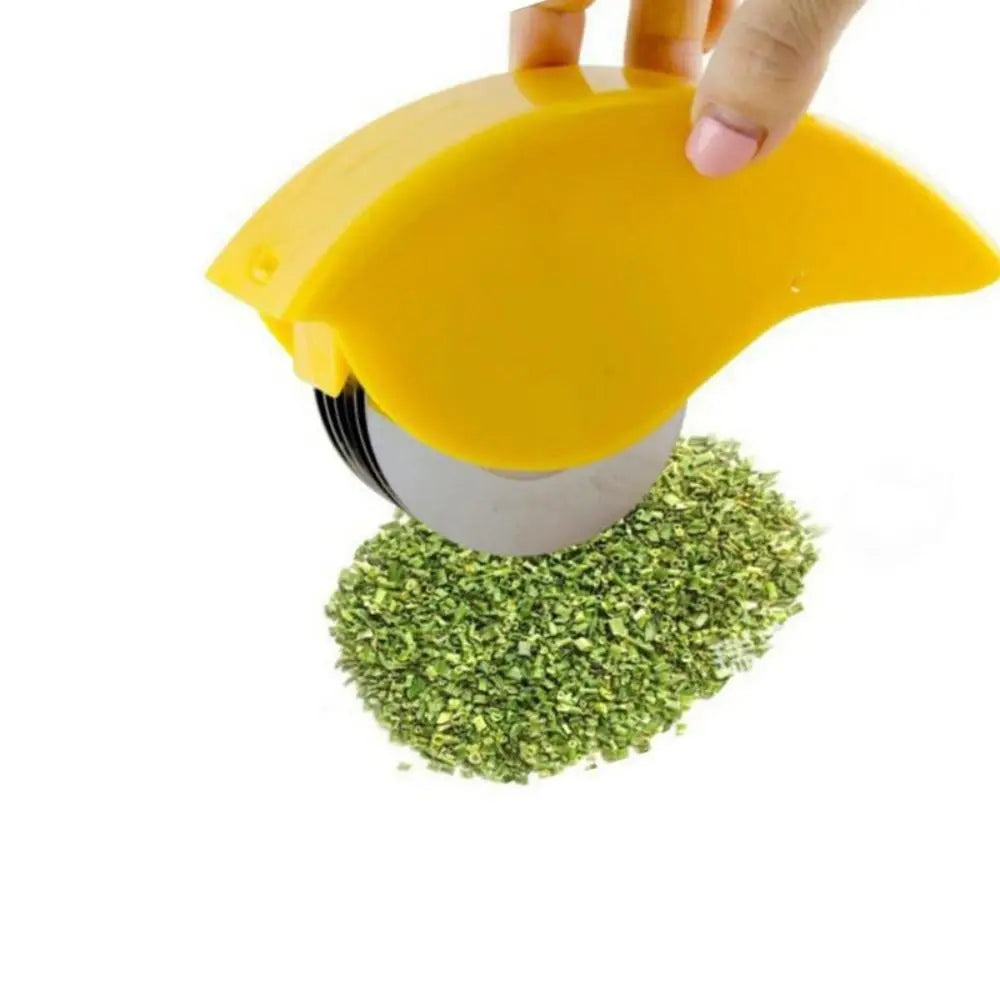Rodillo picadora de perejil multifuncional, mango cómodo, picadora prensada Manual de acero inoxidable, herramientas de cocina para el hogar y verduras