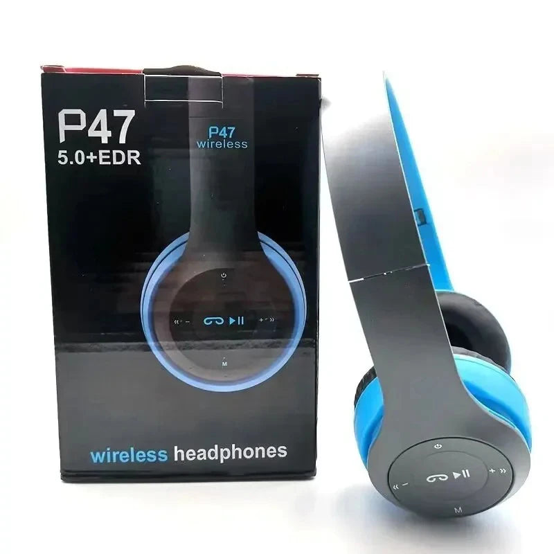 Nuevos auriculares P47 TWS auriculares estéreo Bluetooth 5,0 subwoofer plegable auriculares inalámbricos para juegos deportivos para HuaWei XiaoMi iPhone