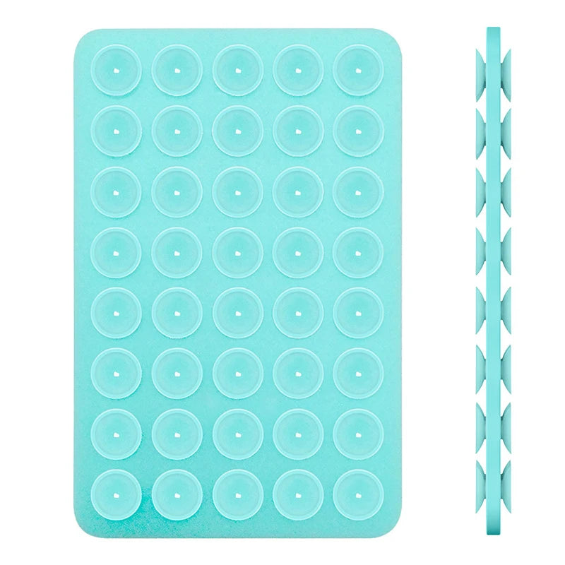 Paquete de 1 almohadilla con ventosa con respaldo adhesivo para almohadilla segura 40; Ventosa de silicona bifáctica para sujetar teléfonos inteligentes, ventosa adhesiva
