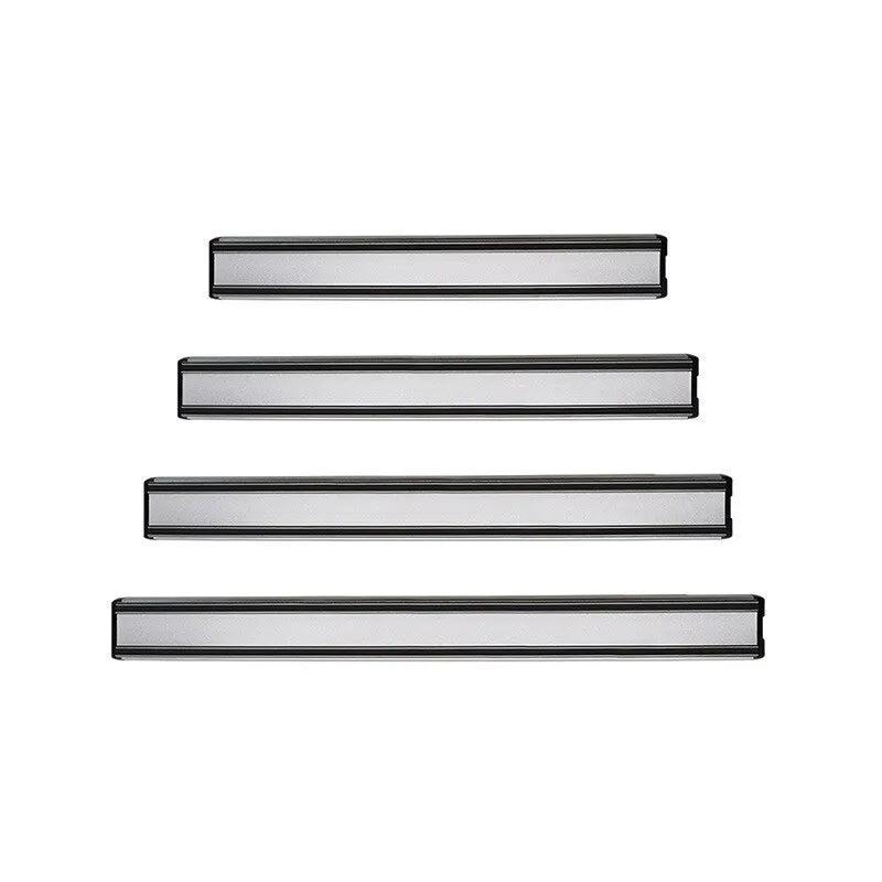 Estante para cuchillos magnético de cocina de aleación de aluminio montado en la pared, soporte para cuchillos magnético fuerte, bloque de cuchillos, estante de almacenamiento