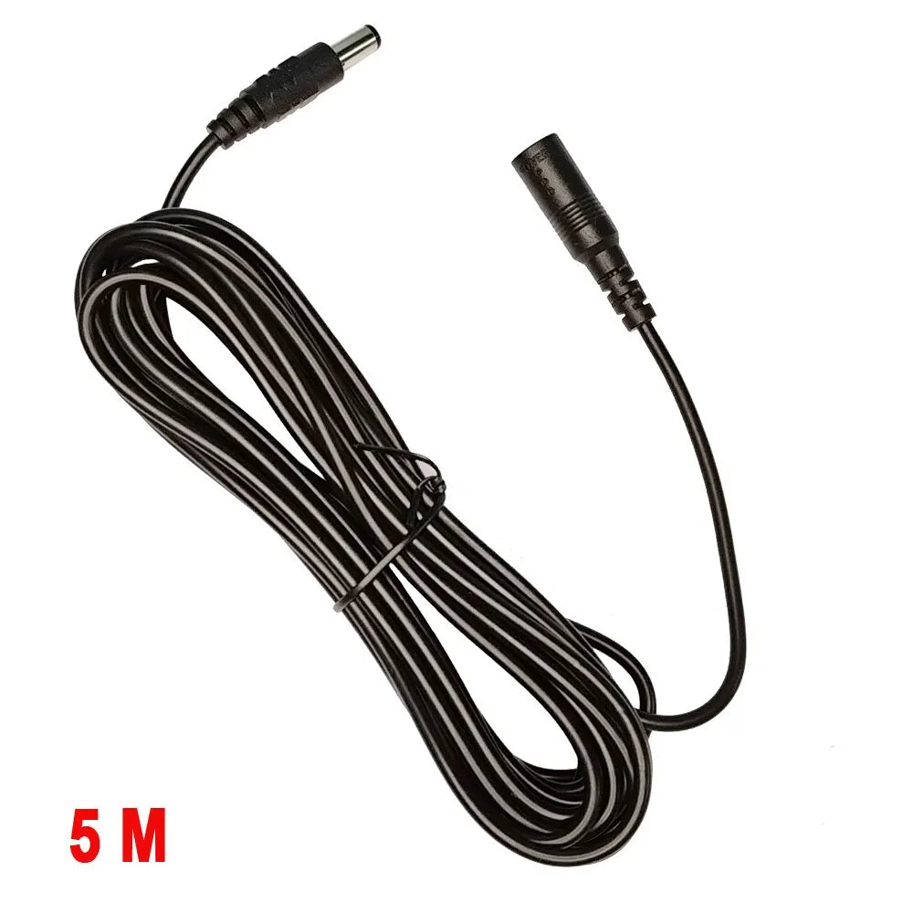 10M/5M 5,5mm * 2,1mm conector de alimentación CC Cable de extensión adaptador Jack Cable DC hembra macho extensión enchufe externo