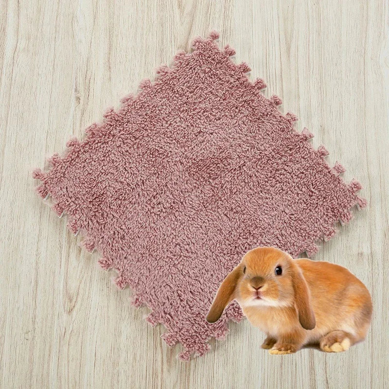 Forro para jaula de conejillo de indias, estera de cama antideslizante impermeable, almohadilla altamente absorbente para orinar, artículos para mascotas pequeñas, 4/10 piezas