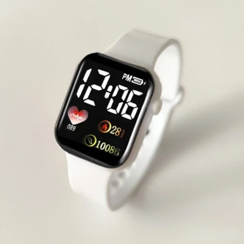 Reloj Electrónico LED 2026, Reloj Deportivo Digital a Prueba de Agua, Reloj de Pulsera Informal de Moda para Estudiantes, Uso Diario y al Aire Libre, Reloj para Mujer