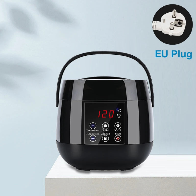 Calentador de cera Digital para depilación profesional, máquina de calentamiento de granos, depiladora, olla de fusión de cera, 500ML