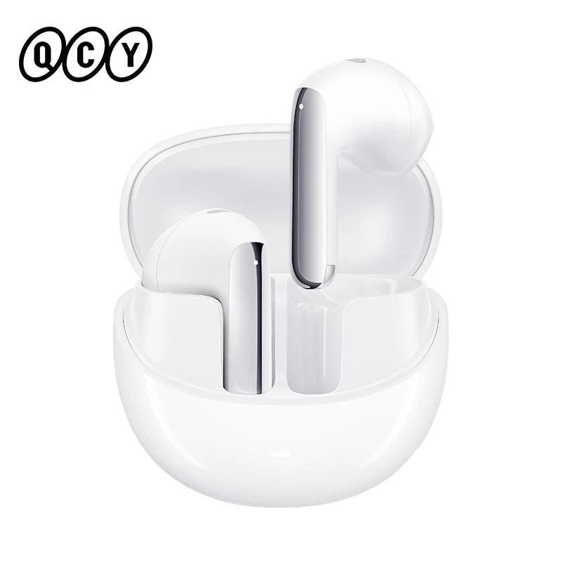 QCY HT10 AilyBuds Pro + auriculares inalámbricos Bluetooth Hi Res LDAC Audio adaptable ANC cancelación activa de ruido auriculares 28H