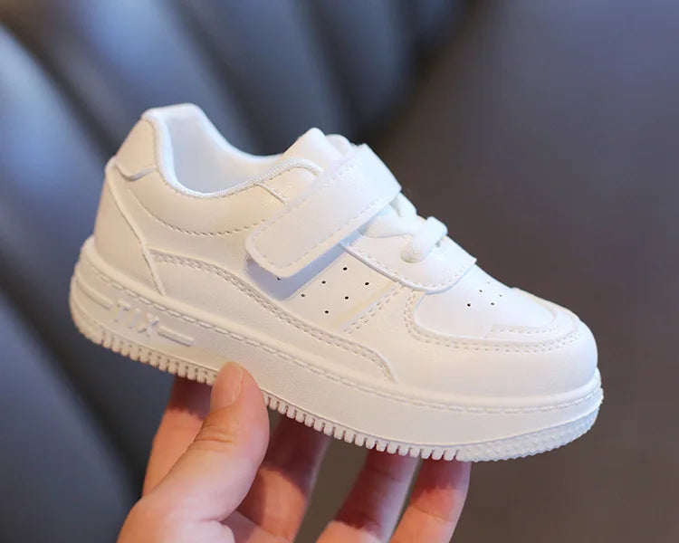 Zapatillas, zapato para niña, primavera Otoño, zapato blanco para niño, zapato informal para correr para niño, zapatillas de suela blanda antideslizantes, tenis para niño, artículo superventas