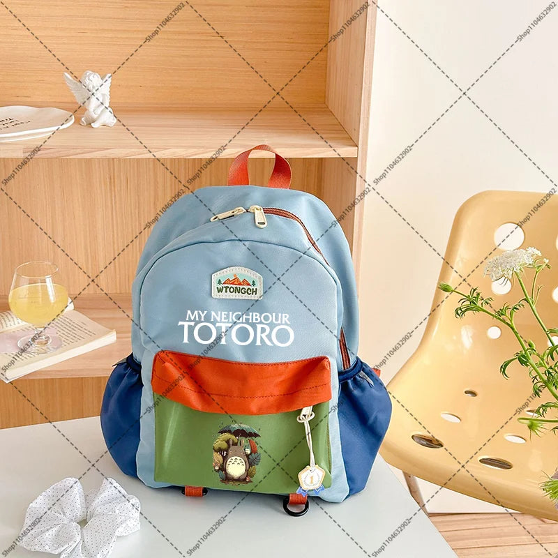 Mochilas bonitas de Totoro para estudiantes, mochila escolar de gran capacidad, mochila con estampado de dibujos animados de Anime, regalos para el regreso a la escuela, bolsas Kawaii