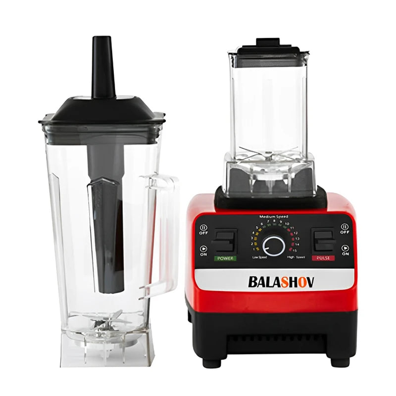 Licuadora comercial de alta potencia, exprimidor de frutas, procesador de alimentos, batidos de hielo, trituradora de jugo, 2000 V, 220 W