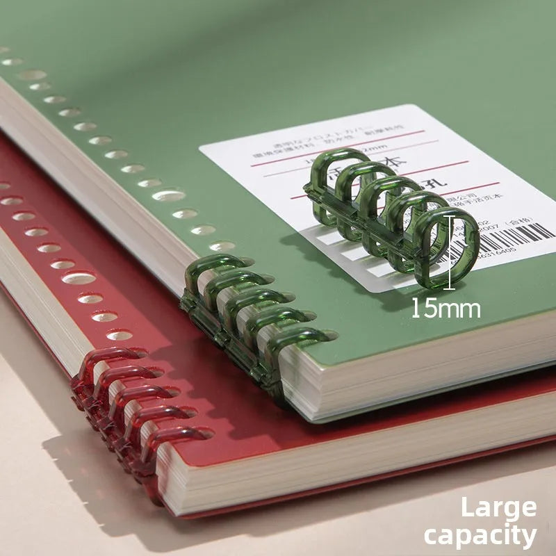 Cuaderno Espiral de 60 Hojas B5, Diseño Vintage de Alta Estética, Hojas Sueltas, Agenda para Oficina y Material Escolar