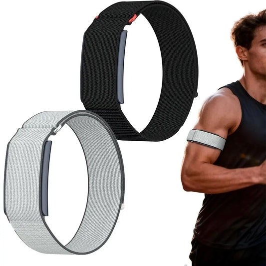 Banda deportiva de nailon, banda para bíceps, diseño de bucle, correa de seguimiento de Fitness transpirable, banda ajustable para brazo/carril para correa de Helio Amazfit
