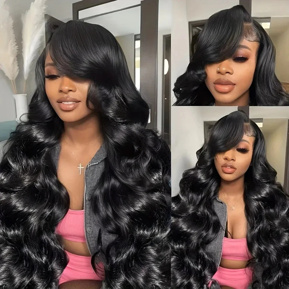 Peluca de Cabello Humano Virgen Brasileño con Ondas Naturales, Cierre Frontal de Encaje HD, Peluca 360, 13x4, 13x6, 5x5, 180% 200% de Densidad, 16-40 Pulgadas, Nudos Pre-Decolorados
