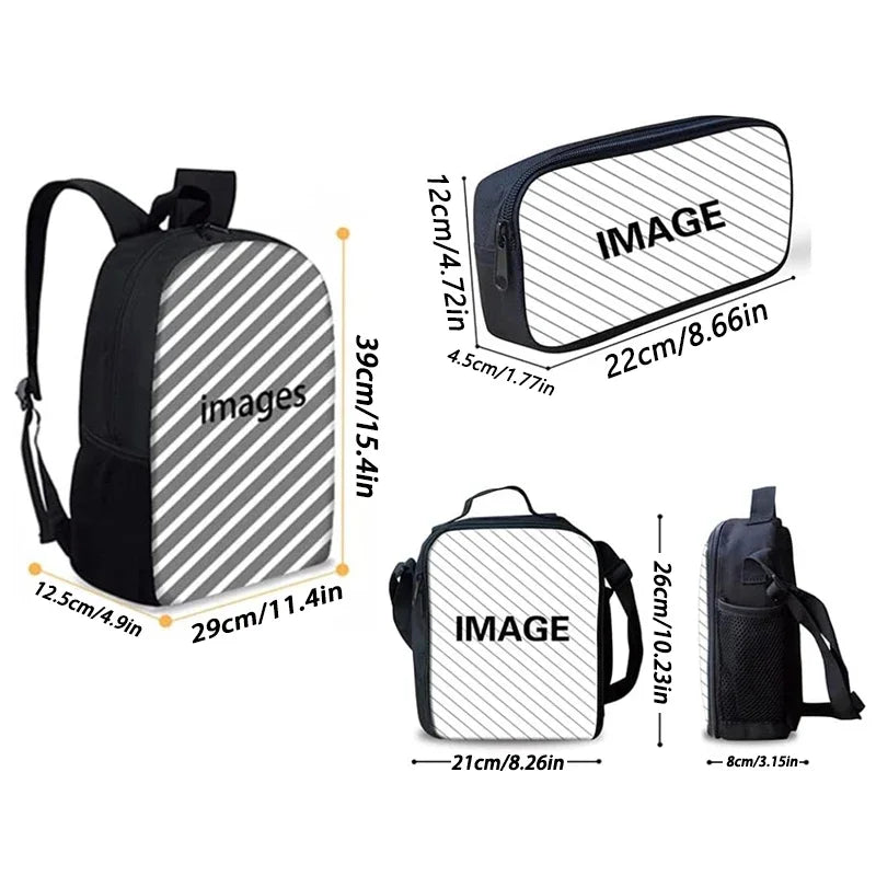 Mochila escolar para niños, fútbol, Lamine Yamals, con bolsas para el almuerzo, bolsas para lápices, mochilas escolares para niños y niñas, el mejor regalo
