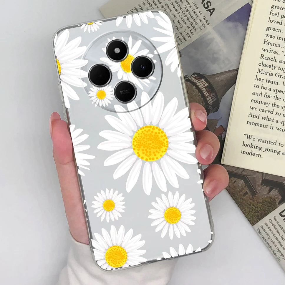 Funda de teléfono para Redmi 14C 4G, cubierta trasera creativa, transparente, suave, delgada, de silicona TPU, a prueba de golpes, protectora para Redmi14C