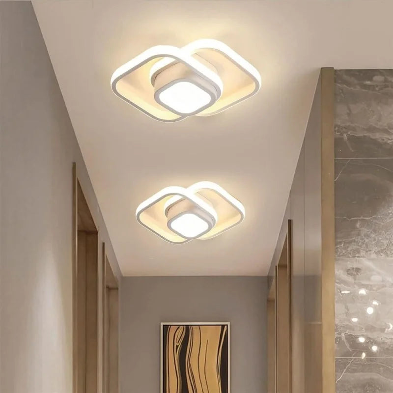 Lámpara de techo LED moderna para sala de estar, dormitorio, guardarropa, pasillo, escalera, luz de techo, decoración interior del hogar, accesorio de iluminación