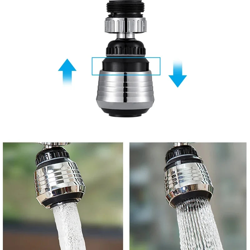 Accesorios de Cocina, Extensor de Grifo de Alta Presión con 2 Modos y Rotación de 360°, Ahorrador de Agua, Accesorios para Baño y Cocina