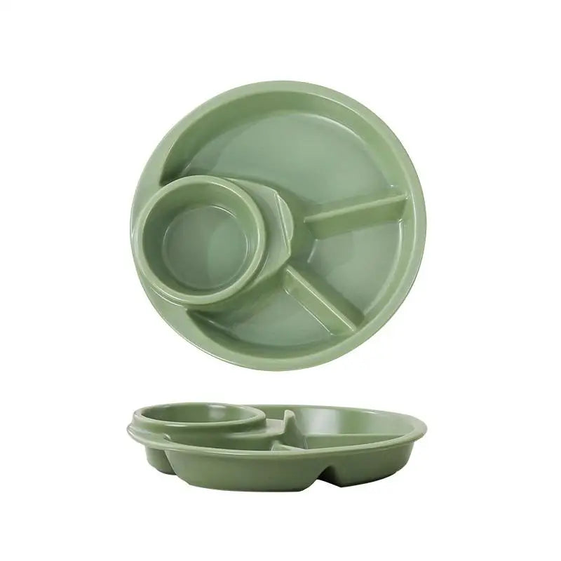 Plato Redondo para Frutas y Ensaladas, Bandeja para Desayuno, Aperitivos, Salsas, Platos para Cena, Postres y Tartas, Vajilla de Cocina