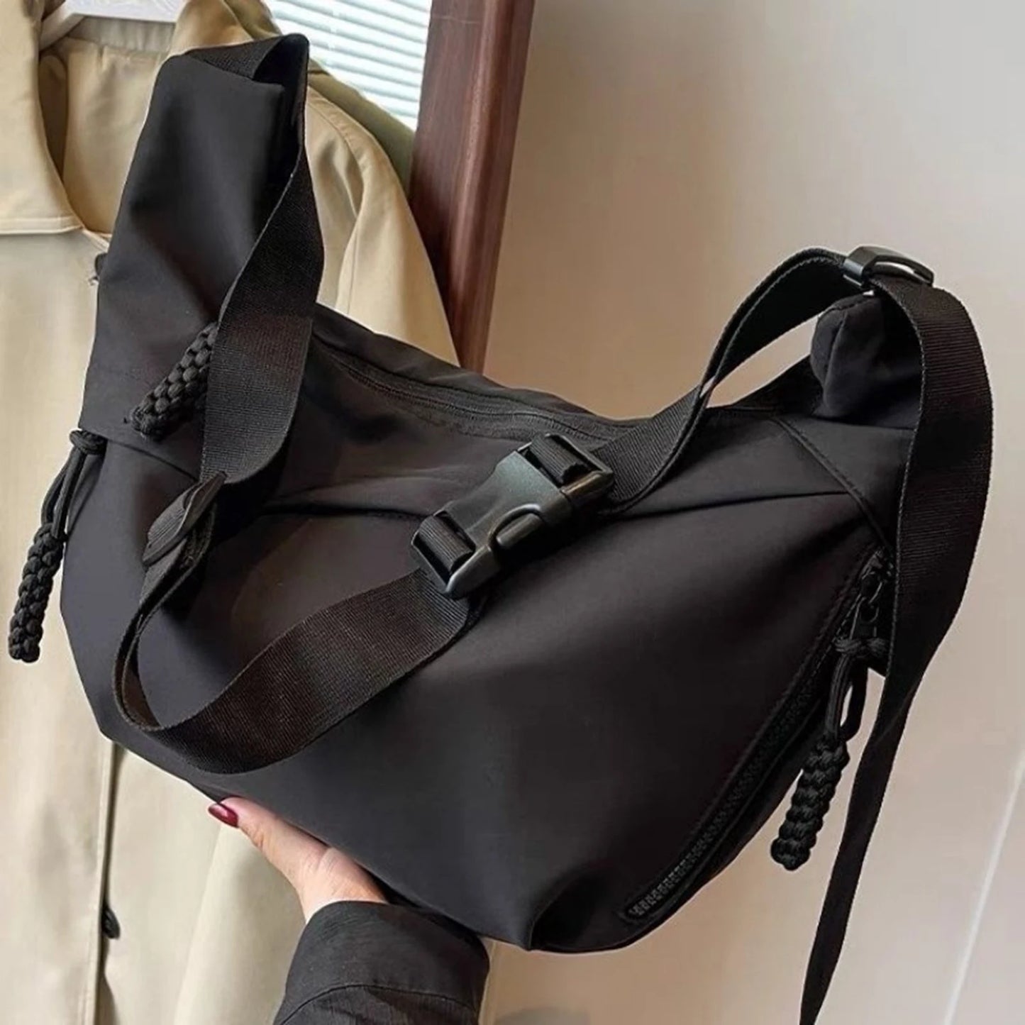 1 unids/lote, nuevo estilo, bolso de hombro elegante a la moda, bolso cruzado de gran capacidad para ir al trabajo, regalo pensativo para trabajadores de oficina