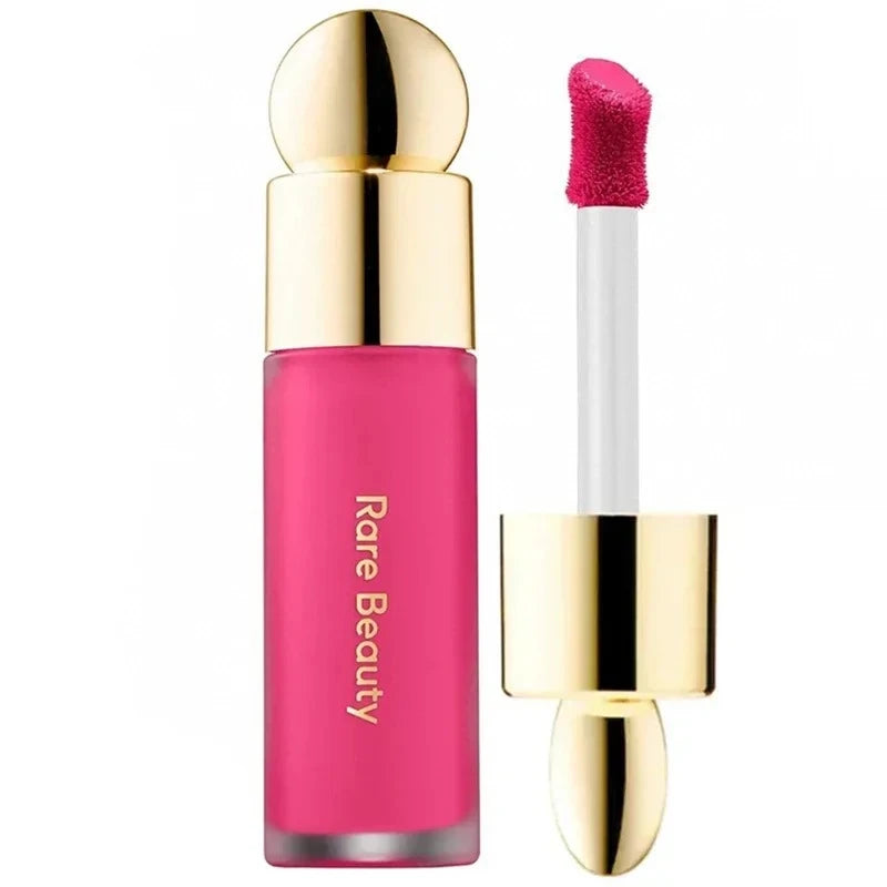 Rubor Líquido Rare Beauty, Acabado Transparente y Luminoso, Duradero, Fácil de Difuminar, Multiusos, Tinte para Mejillas y Labios, Portátil, Maquillaje Suave, Regalo para Chicas