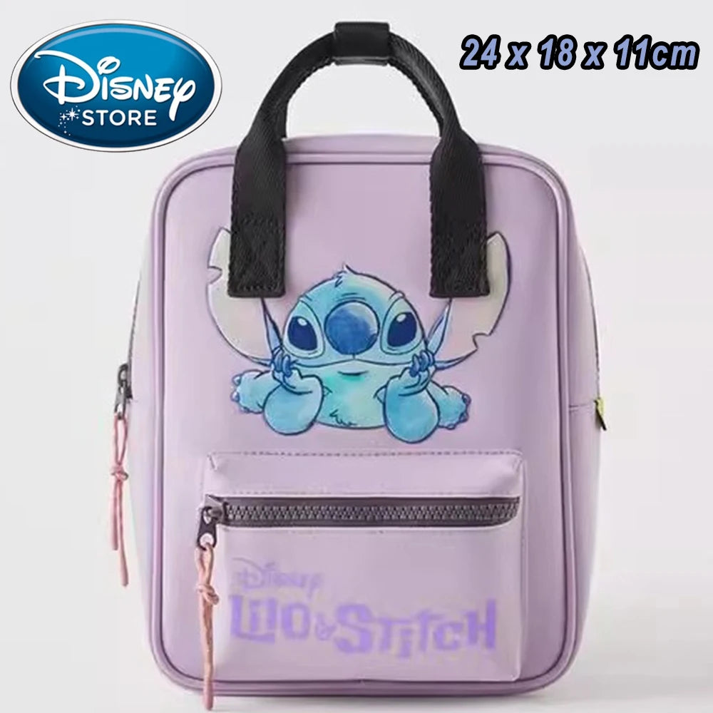 Mochila de Peluche Stitch 2026, Mochila Escolar Japonesa Azul con Diseño Divertido de Stitch, Mochila de Gran Capacidad para Estudiantes, Bolsa de Jardín de Infancia, Regalo para Niños