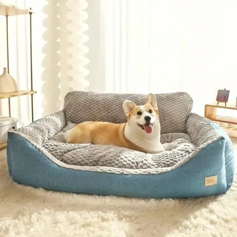Camas para perros grandes/alfombra cálida para mascotas de otoño e invierno, tamaño extra grande para razas grandes/cama humana lavable/cubierta de cama/sofá