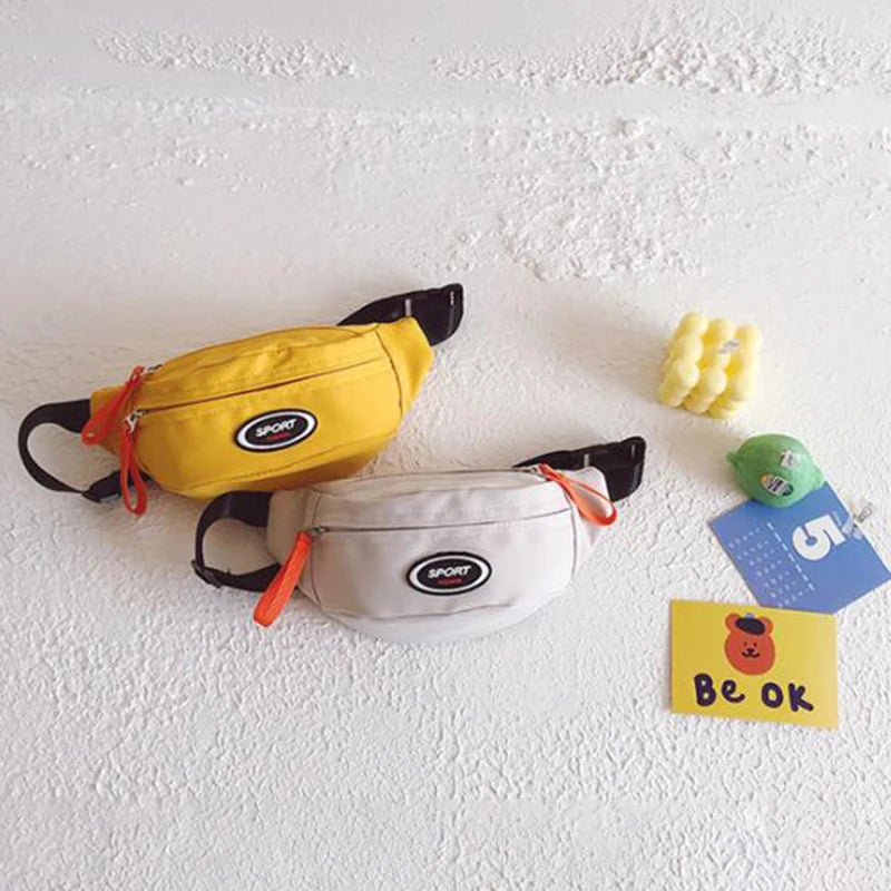 Riñonera pequeña para niños, riñonera ligera a la moda para niños pequeños y niñas, bolsa de pecho para deportes al aire libre, correr y acampar