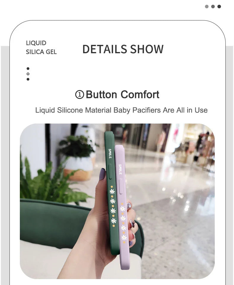 Funda de teléfono con diseño de margaritas para Xiaomi Redmi Note 14 13 12 12S 11 11S 10 10A 10T 10S 9T 9 8 7 Pro Plus 10C 4G 5G