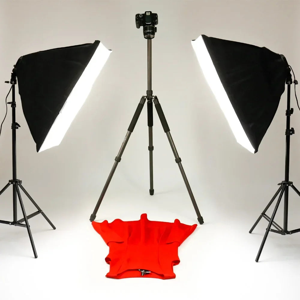 Kit de iluminación Softbox de 20w/30w/40w, Kit de iluminación de fotografía continua, bombilla E27, equipo de luces de estudio fotográfico para sesión de fotos