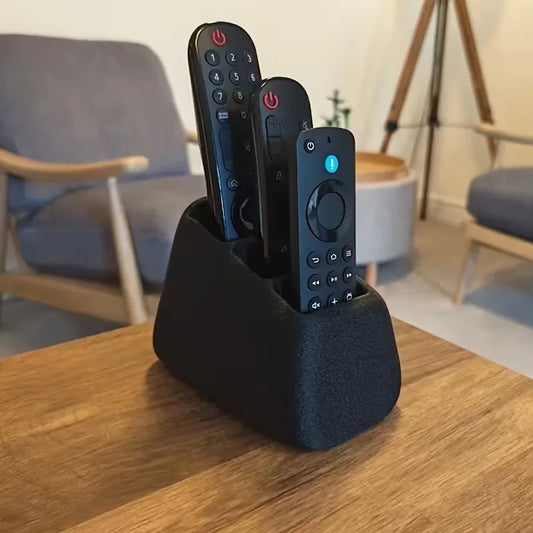 1 unidad de estante de almacenamiento para controles remotos, caja de almacenamiento para controles remotos, caja organizadora para escritorio y mesita de noche, cesta de almacenamiento multifuncional