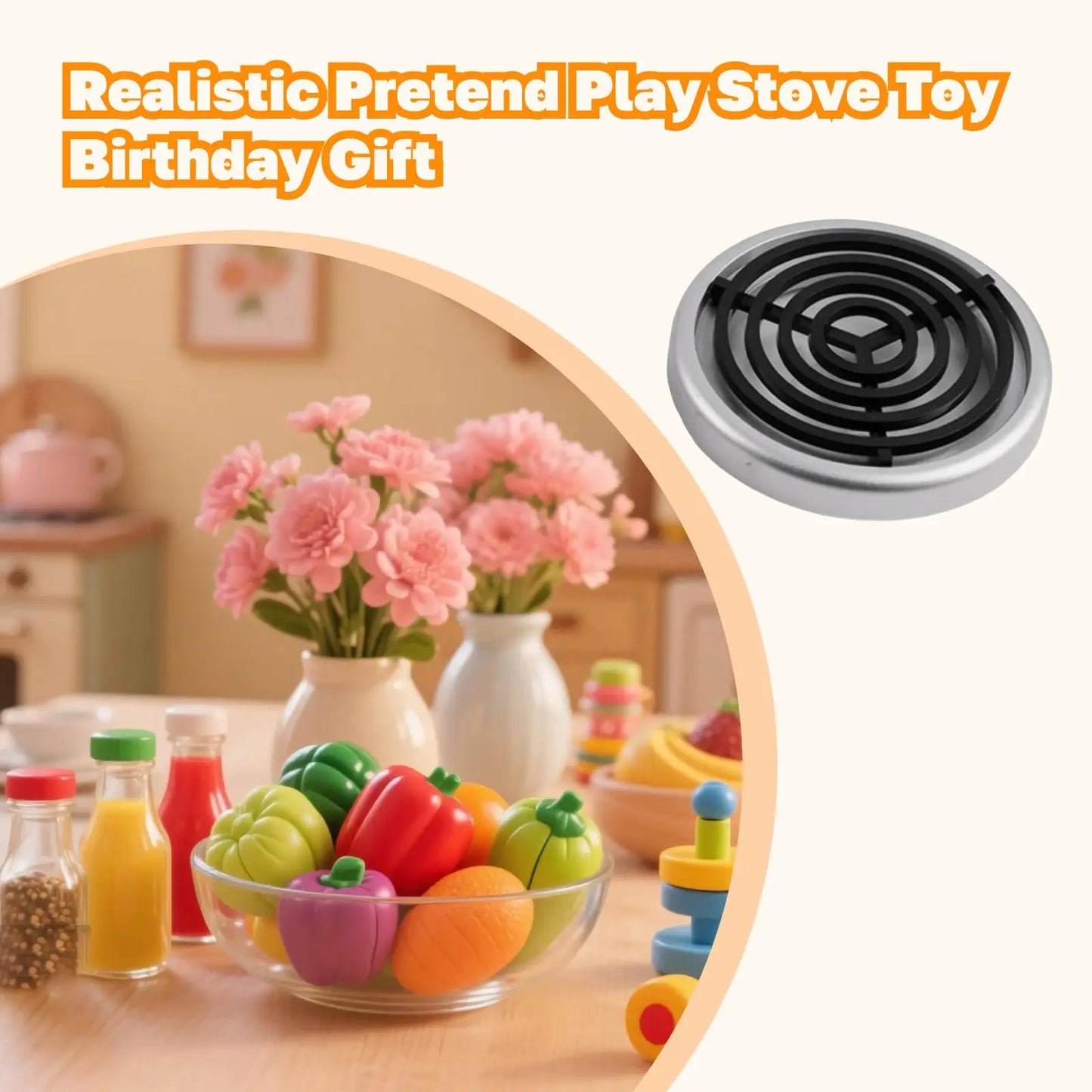 Juguete de Cocina para Niños, Regalo de Cumpleaños, Juego de Roles Simulado, Elegante Mini Cocina de Juguete, Juego de Imitación de Cocina para Niños