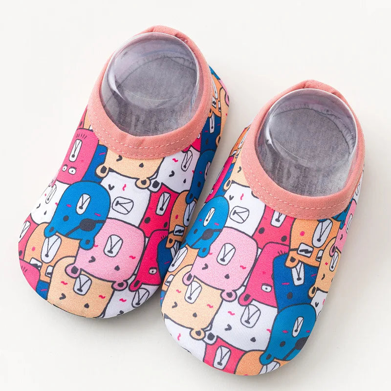 Zapatillas de deporte para deportes acuáticos para niños y niñas, zapatos descalzos para nadar, Surf, pesca, buceo, zapatillas para interiores y exteriores