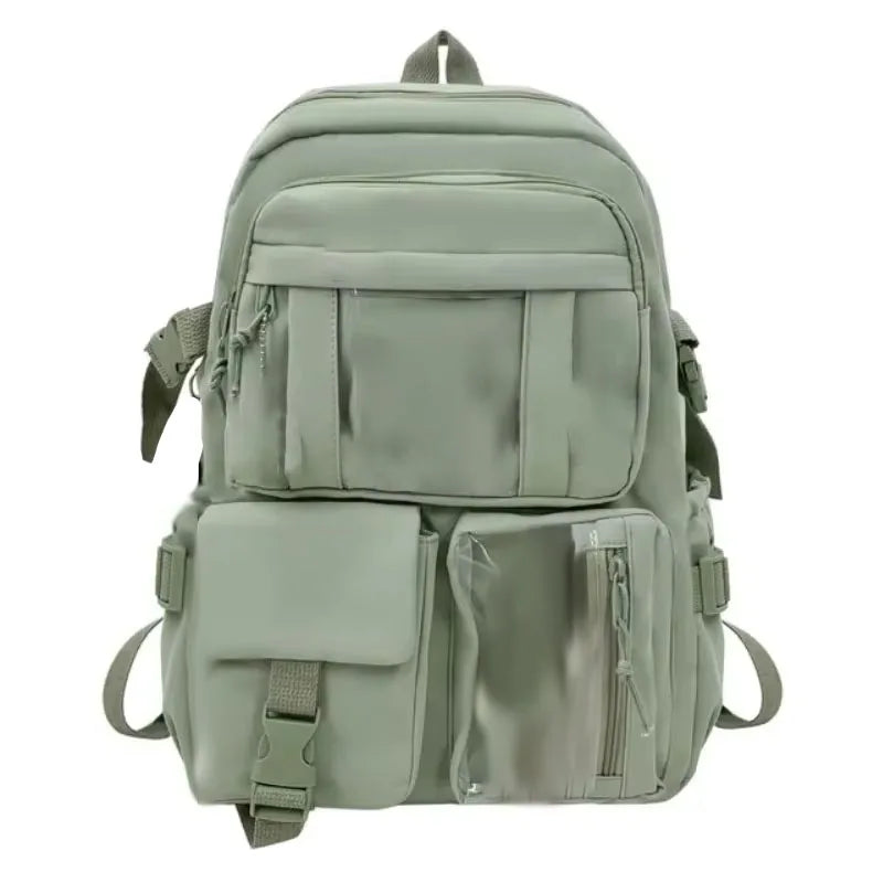 Bolsas populares de la mochila del estudiante de secundaria de las muchachas del color púrpura rosado sin ninguna versión accessoria