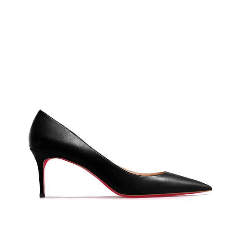 Nuevos Zapatos de Tacón Alto Puntiagudos de Boca Poco Profunda con Tacones Finos, Zapatos Individuales Blancos Mate de Moda para el Trabajo, Suela Blanda, Talla Única