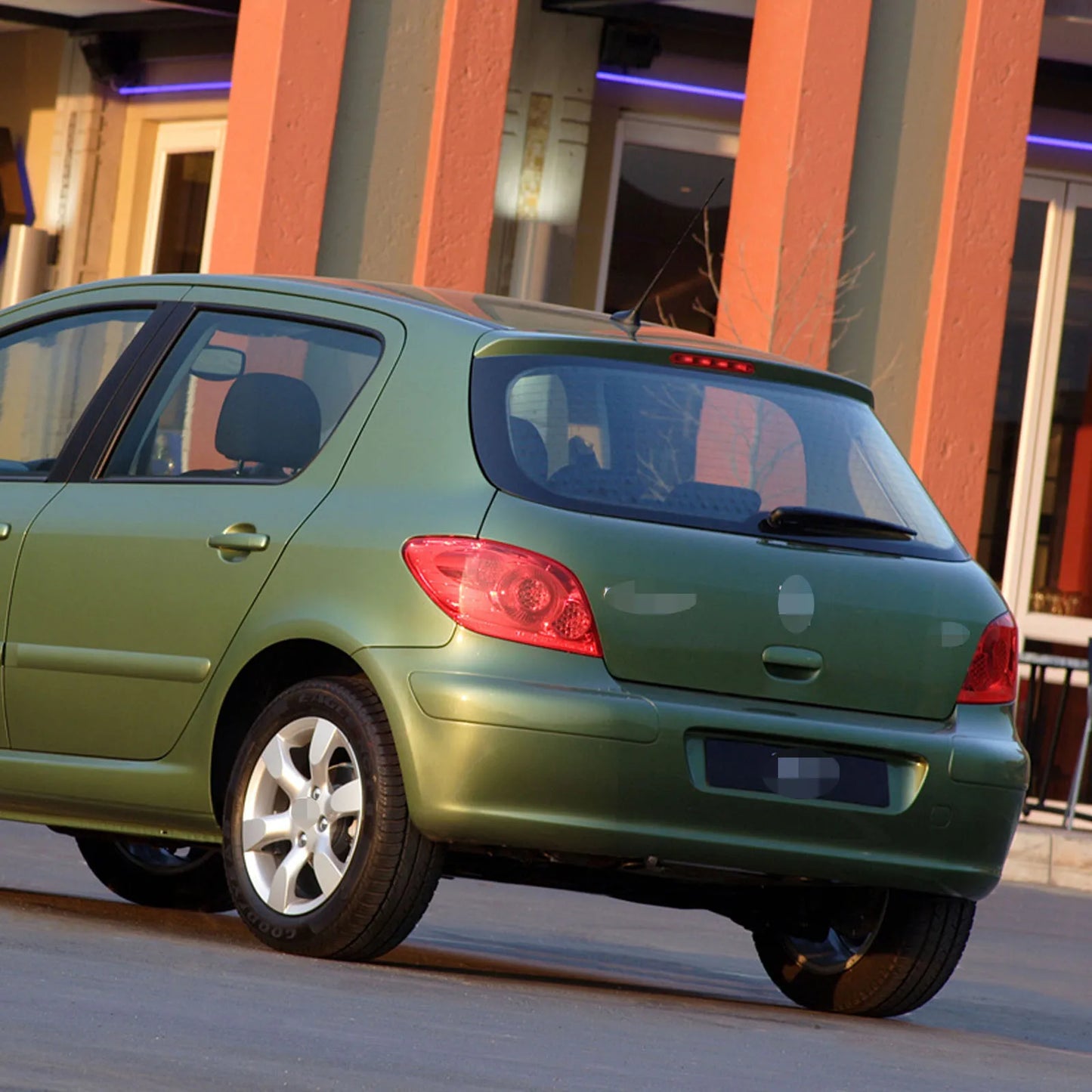Limpiaparabrisas trasero para Peugeot 307, accesorios de coche, 14 ", 2001-2008 parabrisas limpia escobillas limpiador automóvil goma limpiar prabrisas paraprisa brazo vehículos