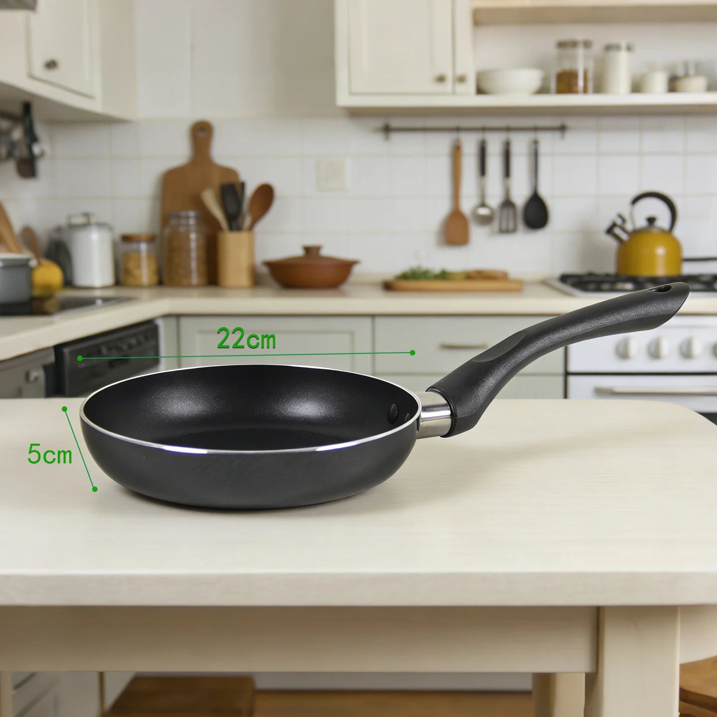 Sartén Antiadherente Multiusos (16-30 cm), Compatible con Todas las Estufas, Aluminio Antiadherente |   Sartén de Cocina Versátil