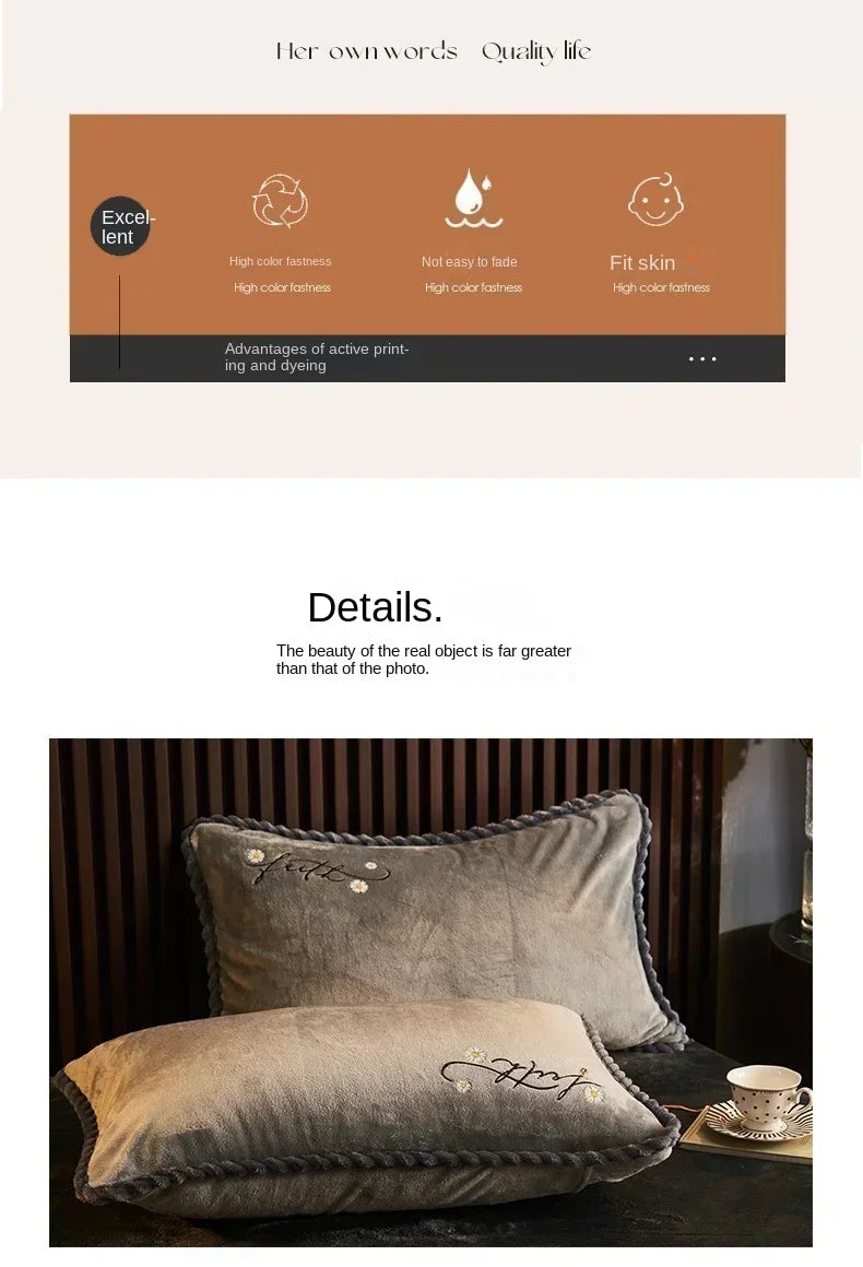 Funda nórdica de felpa para cama de pareja, colchas para cama individual, doble, Queen, King, Velvect, cálida y suave, nórdica, para invierno