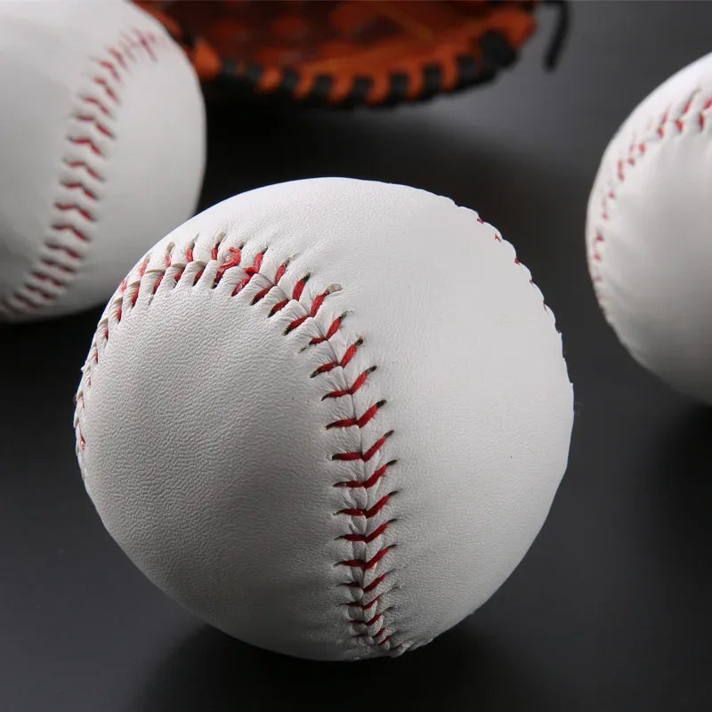 1 pieza de béisbol No. 9 Softbol Hardbol Softbol Craft Ball Productos deportivos Blanco Seguro Niños Hombres Béisbol Deportes Entrenamiento Estándar