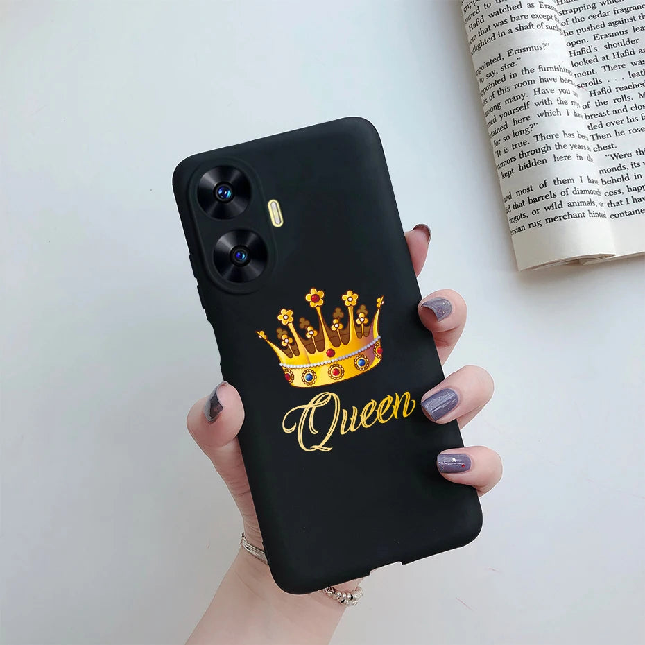 Funda de teléfono para Realme C55, Funda RMX3710, Funda trasera de silicona suave con dibujos animados bonitos para Realme C55 RealmeC55 Funda C 55 Coque