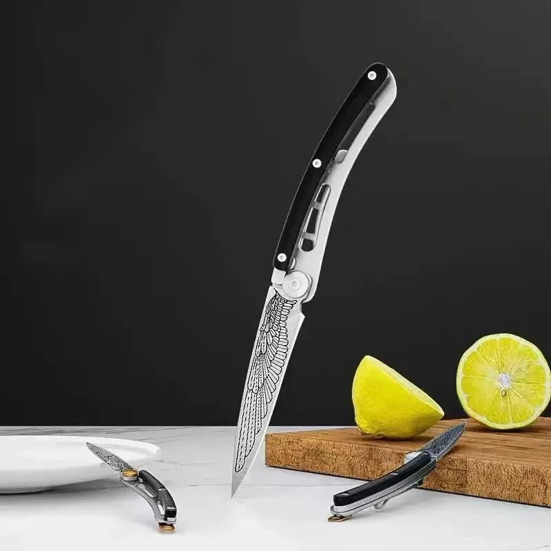 Cuchillo de fruta para el hogar, cuchillo pelador, cuchillo plegable, Mini cuchillo, cuchillo de regalo, cuchillo de cocina, cuchillo portátil
