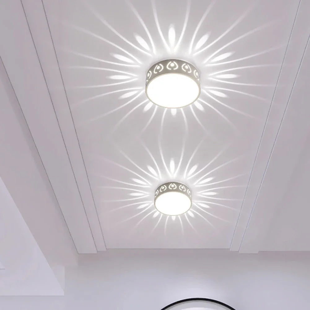 Lámpara LED moderna para techo de pasillo, focos de techo ahorradores de energía para decoración del hogar, pasillo de entrada, lámpara para balcón y dormitorio