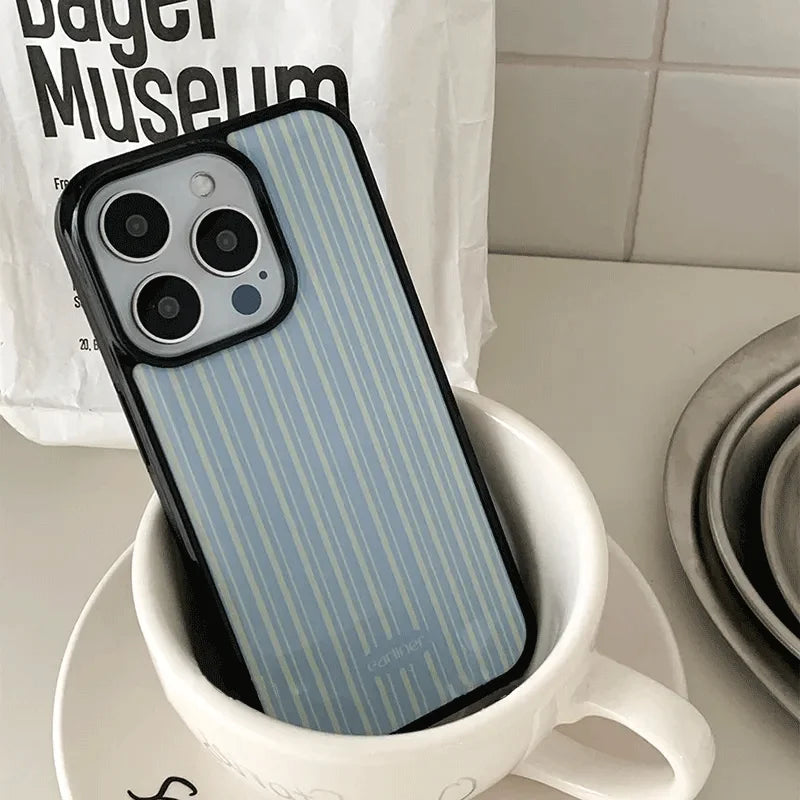 Funda de teléfono serie coreana para iPhone 16 Pro Max 15 Pro 14 13 12 11 Pro Xr Xs max Mini 7 8 Plus Niche Y2K