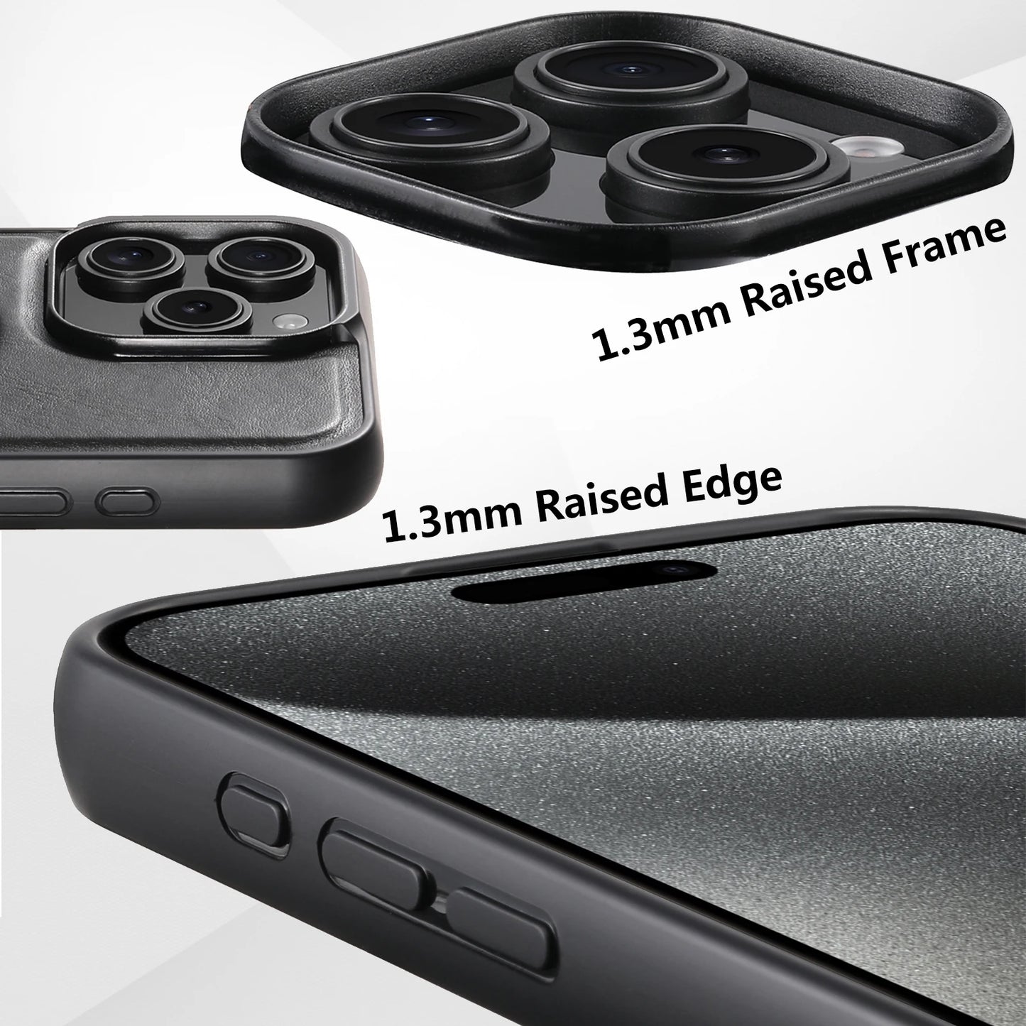 Carga inalámbrica MagSafe compatible con magnético fuerte 360 °   Funda de teléfono de cuero PU con soporte de anillo giratorio para iPhone 17 16 15 14 13 12