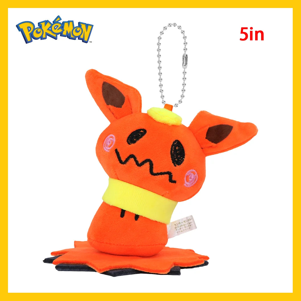 Llavero de peluche Mimikyu Eevee, colgante de anime de Pocket Monster con personajes de Eeveelution y Snorlax, para coleccionistas, regalo y decoración para fans de Sylveon