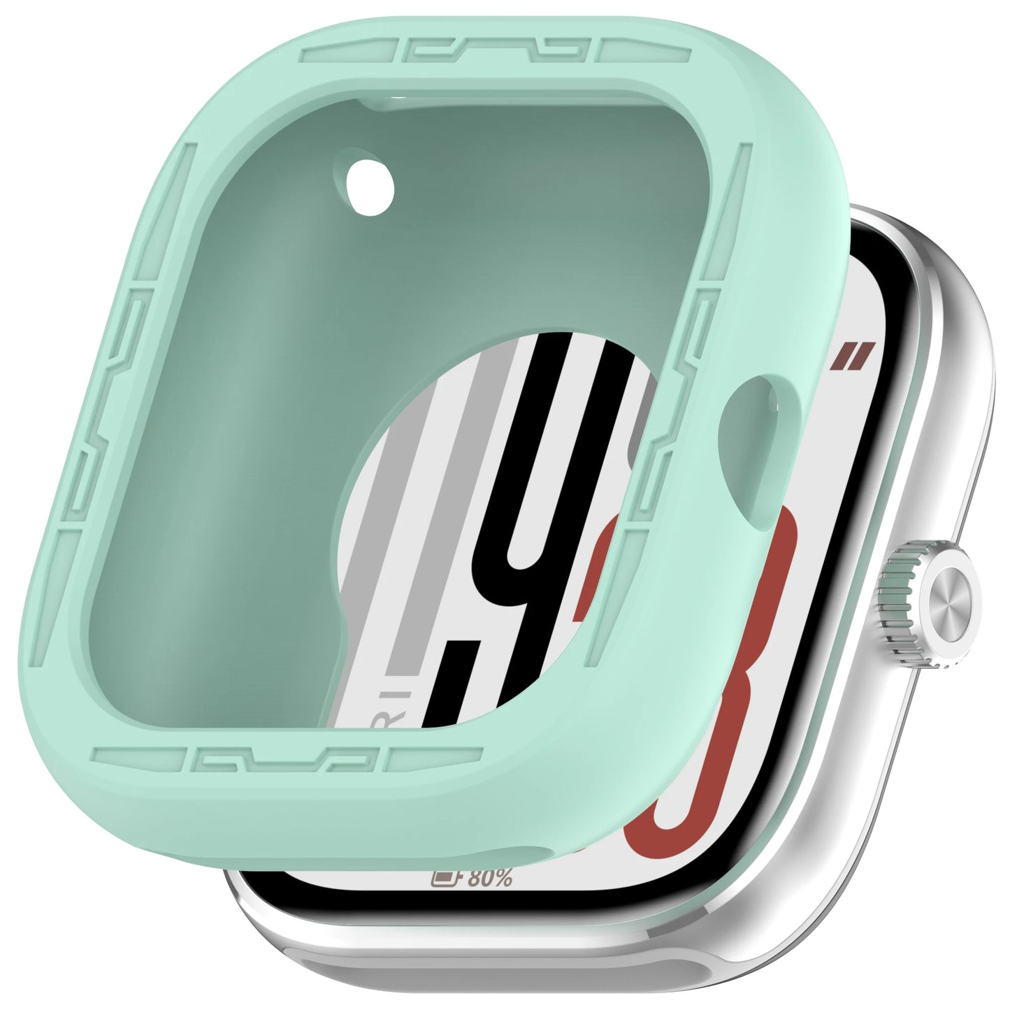 Funda de silicona para Xiaomi Redmi Watch 5, accesorios a prueba de golpes, carcasa de marco de parachoques deportivo de goma suave para Redmi Watch 5, fundas