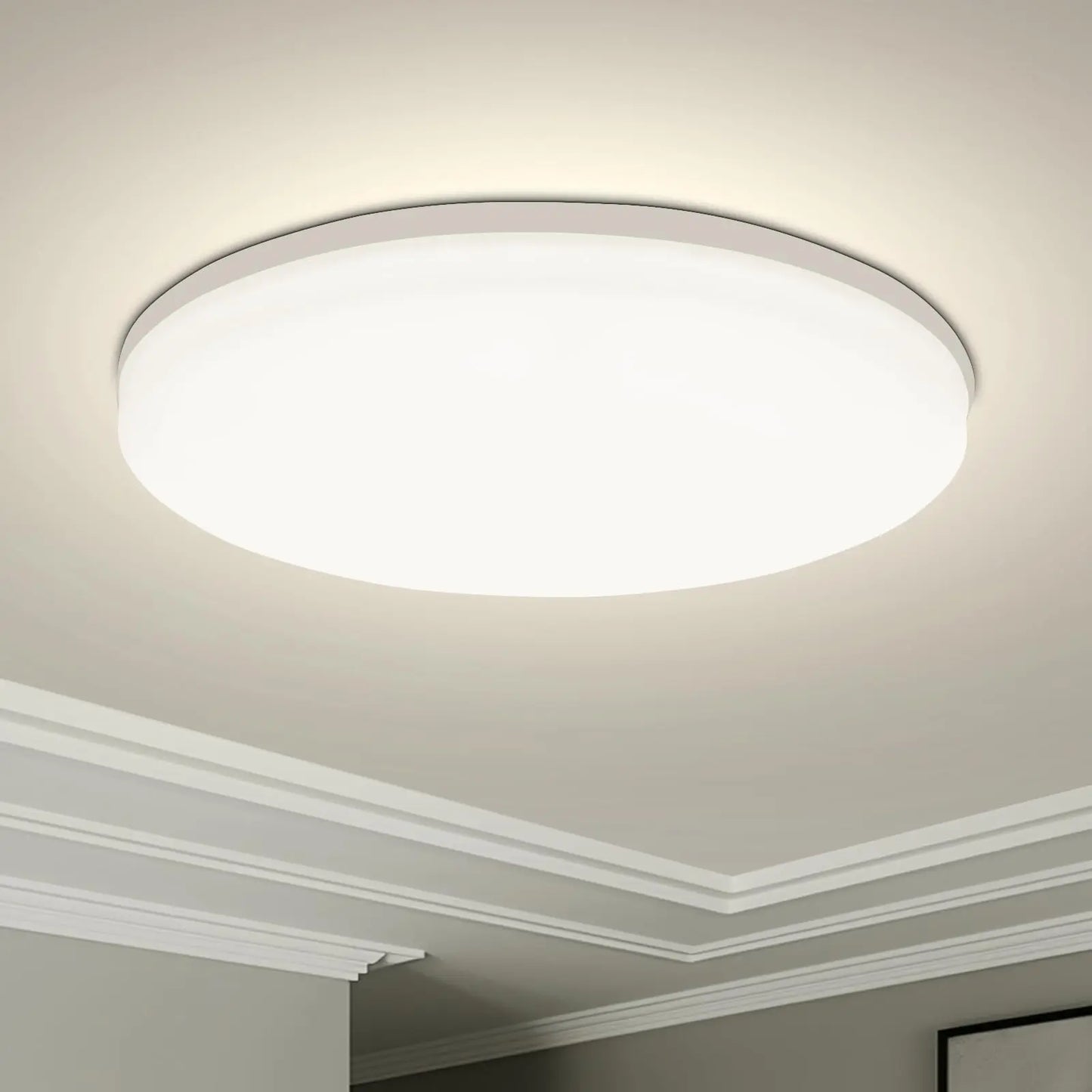 IRALAN-Luz LED de techo ultrafina de estilo moderno para el hogar, luz de estudio para dormitorio, sala de estar, AC 90-260V, iluminación para comedor