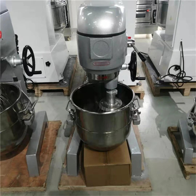 Batidora Industrial comercial, 10l, 20l, 30l, 60l, 80l, soporte de cocina, masa planetaria para alimentos, pan, masa, pastel, máquina mezcladora para panadería