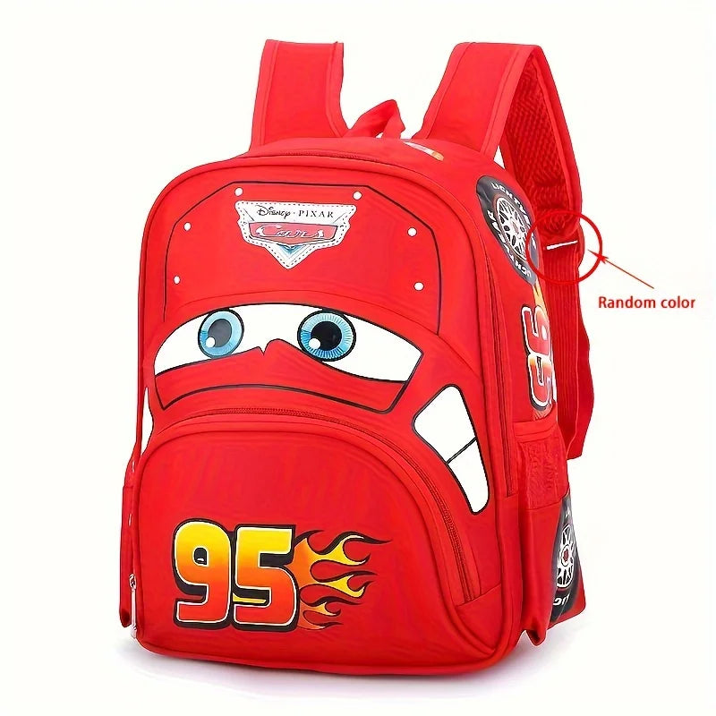Mochila de Cars con el personaje Lightning McQueen para niños: mochila escolar para el jardín de infancia, mochila para niños pequeños y preescolares, mochila con dibujos animados para niños y niñas.