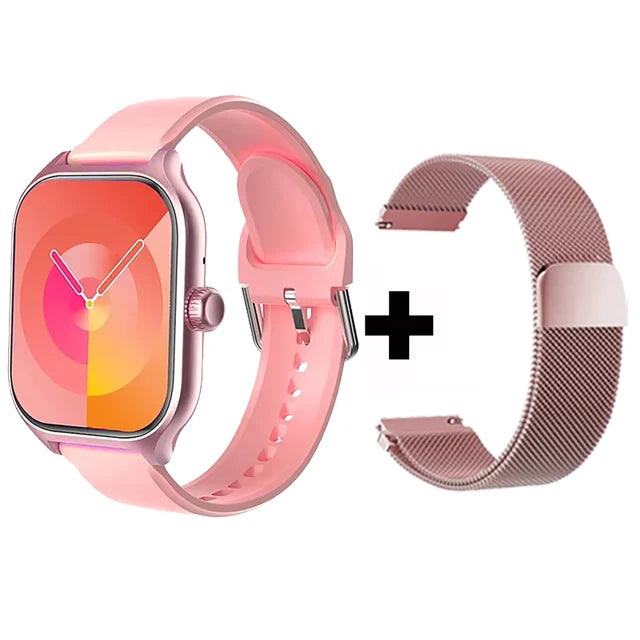 Reloj inteligente para Android IOS, pantalla HD de 1,83 pulgadas, Bluetooth, llamada, mensaje, alerta, música, modo deportivo, reloj inteligente para hombres y mujeres, regalo