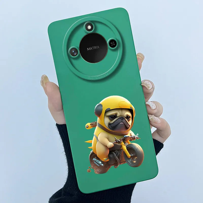 Para Honor X9C Funda de teléfono inteligente X9cSmart Funda de silicona suave dulce moda pintada dibujos animados niños niñas encantadora Funda trasera estampada